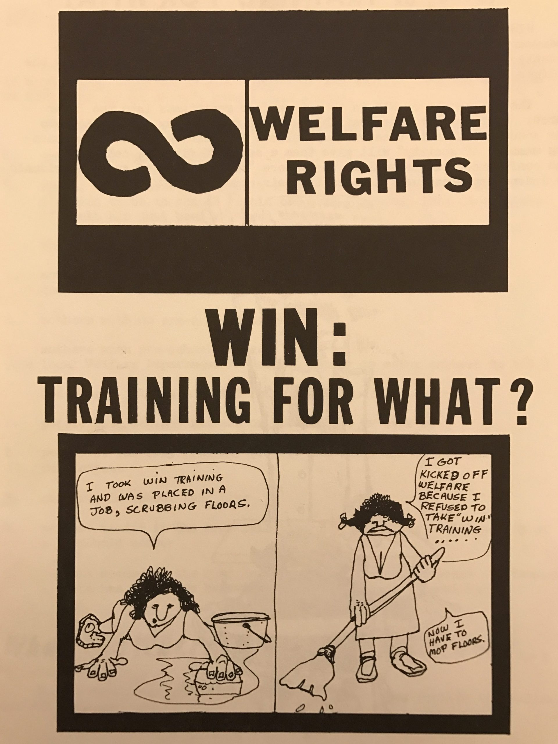 Pamphlet Produced by the Greater Cleveland Welfare Rights Organization