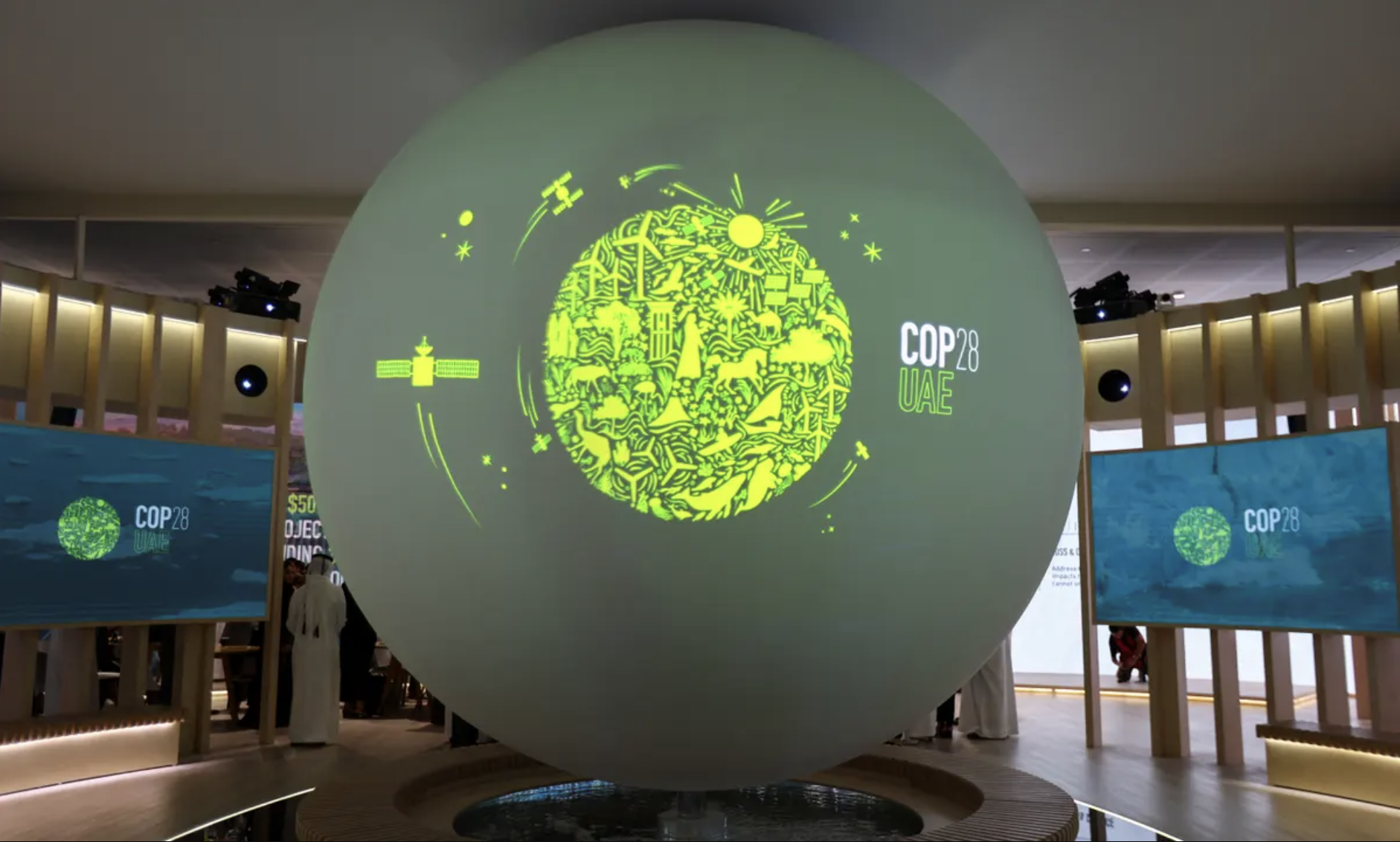 Display advertising COP28 in the UAE.